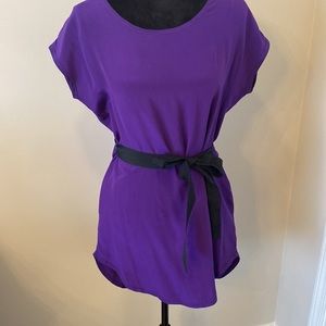 Purple Silk Tunic